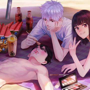 海边三人~