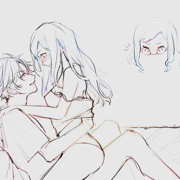 on the bed