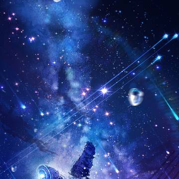 クジラ座流星群　天の川を超えて