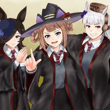 スイープトウショウと魔法学校の友人たち