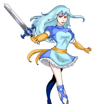 Blue girl