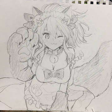 タマモキャット【アナログ過去絵】