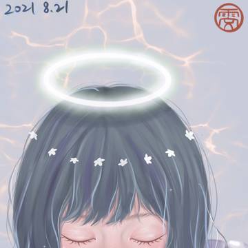 抽空画自己