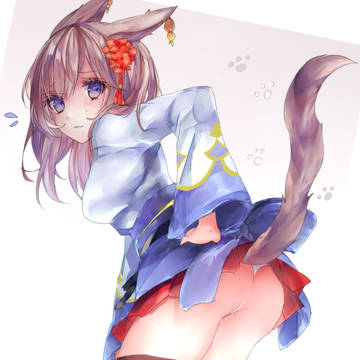 ポーズしてるミコッテちゃん