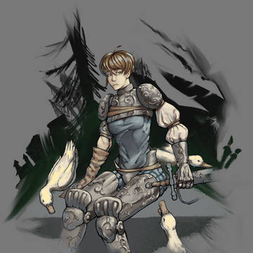 Warrior and Ducks.