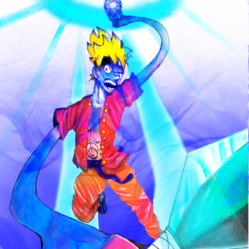 Fusion of Goku, Naruto, Luffy!!