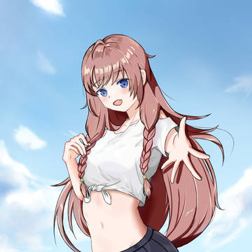 可爱的女孩子