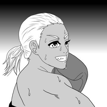 黒ギャルボクサー