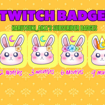Aika chan Sub Badge 春月愛佳ちゃんのスタンプ