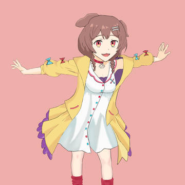 戌神ころねのファンアート⊂二二二（ ＾ω＾）二⊃ ﾌﾞｰﾝ