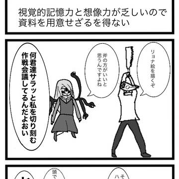 視覚的記憶力と想像力が乏しいので資料を用意せざるを得ない