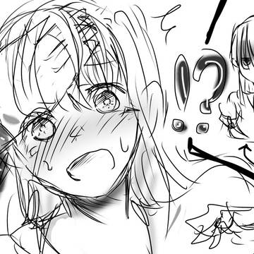 髪をかきあげたら可愛い子