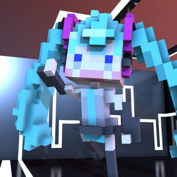 [Voxelart] 初音ミク生誕祭2021 !!