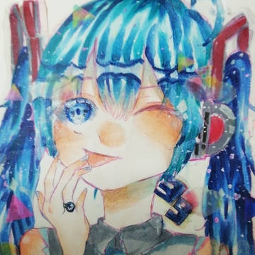 アナログ詰め(詰めと言ってもたった3枚)　⚠過去絵⚠