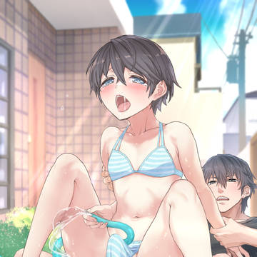 海もプールも行けなかった兄弟
