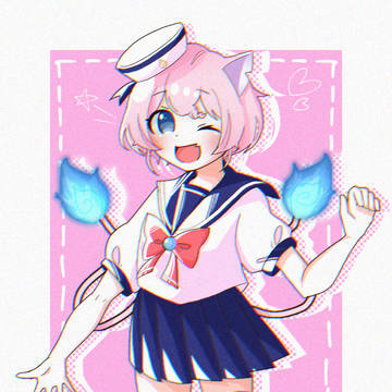 擬人化セーラーニャン