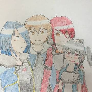 コラボ企画の原画