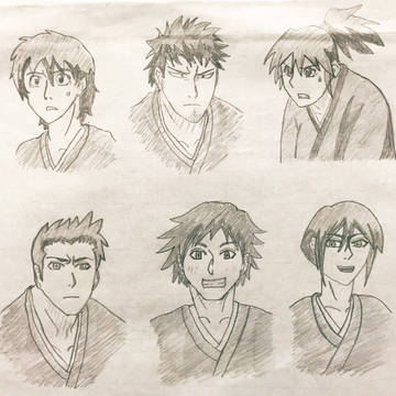 ブリーチのモブ隊士6人