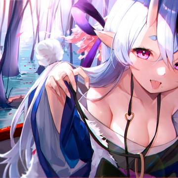 舌を出して