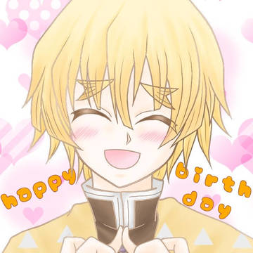 善逸誕生日画