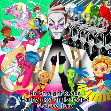 No Straight Roads１周年おめでとう絵