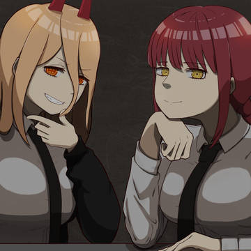 パワ子×マキマ