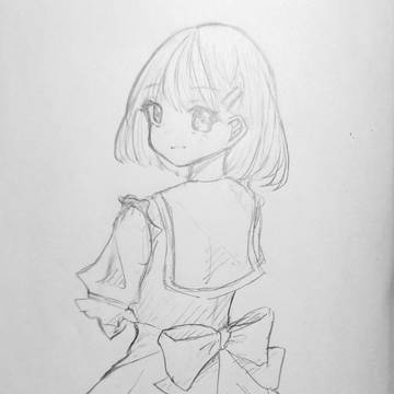 メイド服の女の子