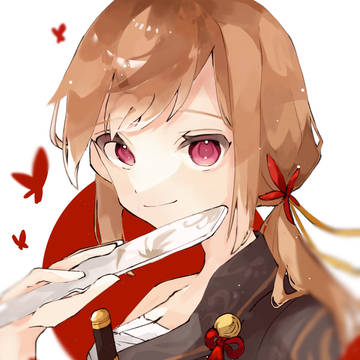 血まみれの扇 (衣装のみ) ファンアート