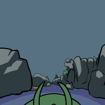 바위게 우물우물