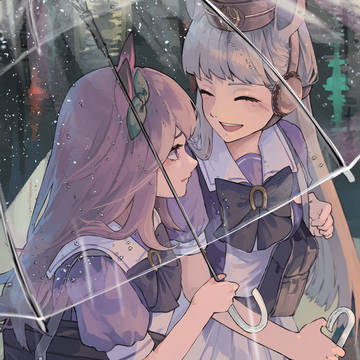 雨の帰り道