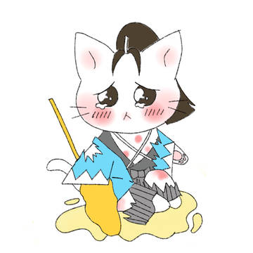 【背後注意】ねこ沖田総司失禁陵辱
