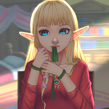 zelda preparing for school