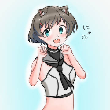 猫耳水着