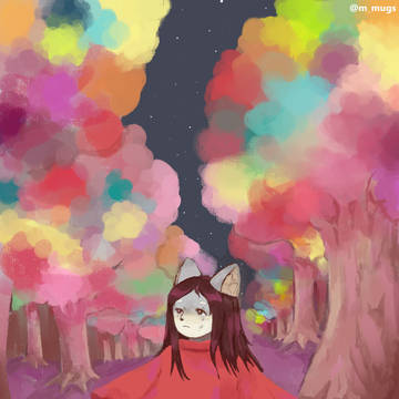 フェネストラの森の夜