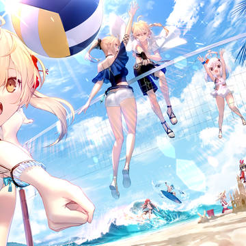 ビーチバレー!