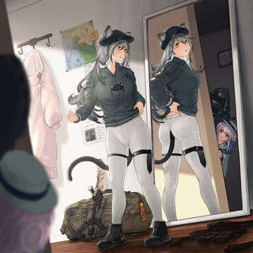 着替え中