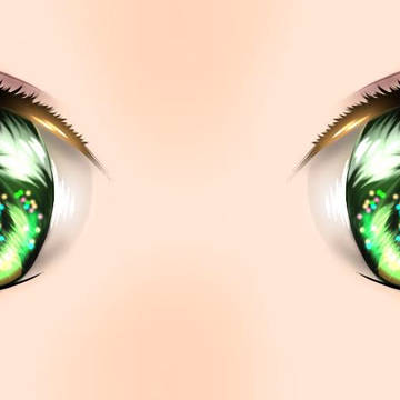 Green eyes