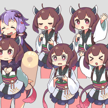 東北きりたん立ち絵素材