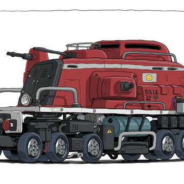 路上走行用装甲列車