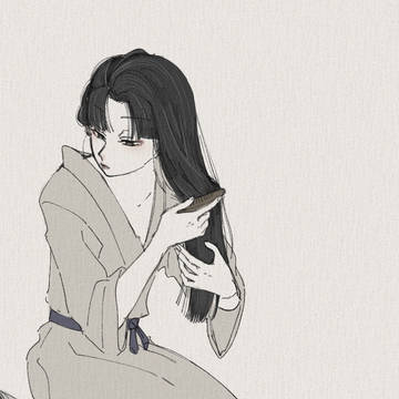 落ち髪