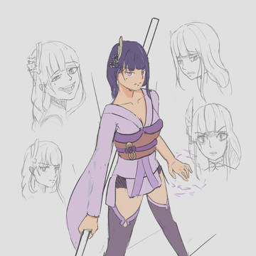 Sketches for Raiden