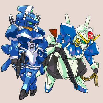 SガンダムのおねえさんとMk−Vおねえさん
