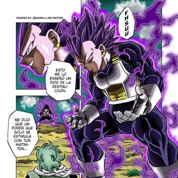 DBS Manga 74 Vegeta Full color