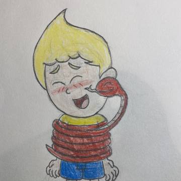 Lucas & Rope Snake