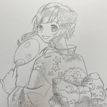浴衣な聖奈