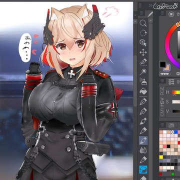 ローンさん描いてみました!(差分です)
