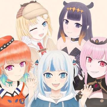 HoloMyth🐔🔱💀🔎🐙１周年記念