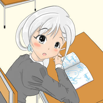 窓の外を眺める久川颯