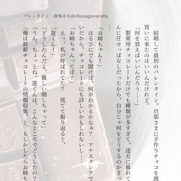 バレンタインSS