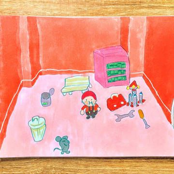 本日の息子(小学2年生)のらくがき。